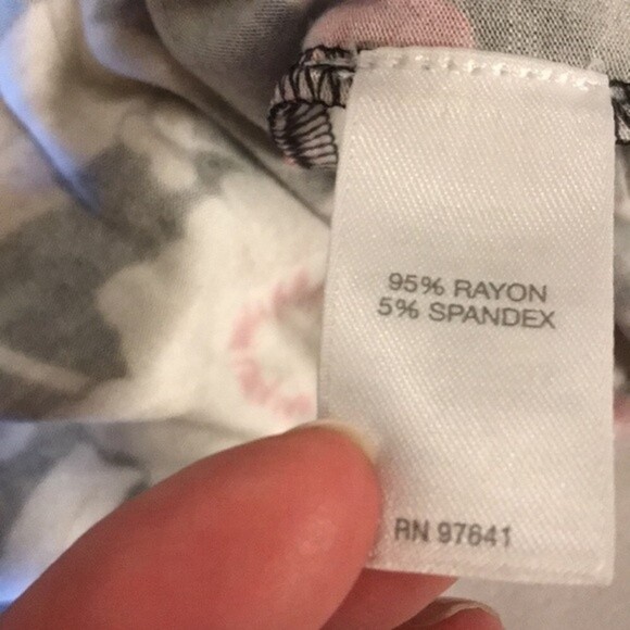 J Jill women’s sleeveless tank dress midi length size small tall black floral - Picture 8 of 11